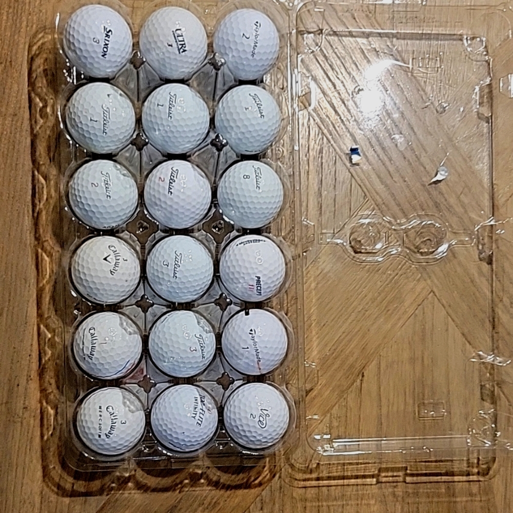 White Golf Balls Set